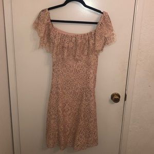 Light pink lacy dress